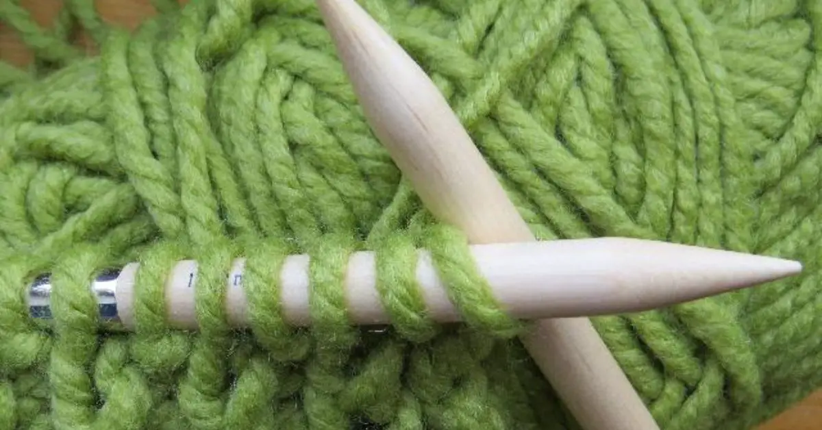 Using Bigger Knitting Needles