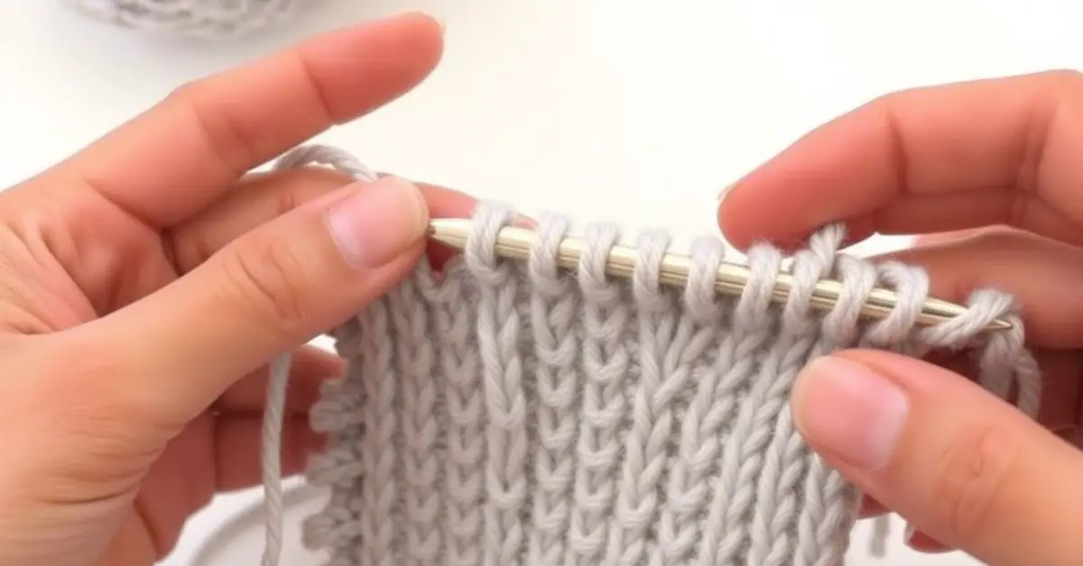 Knitting with One Needle