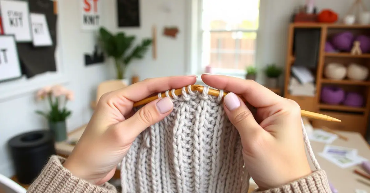 Knit the Hurdle Stitch with Studio Knit