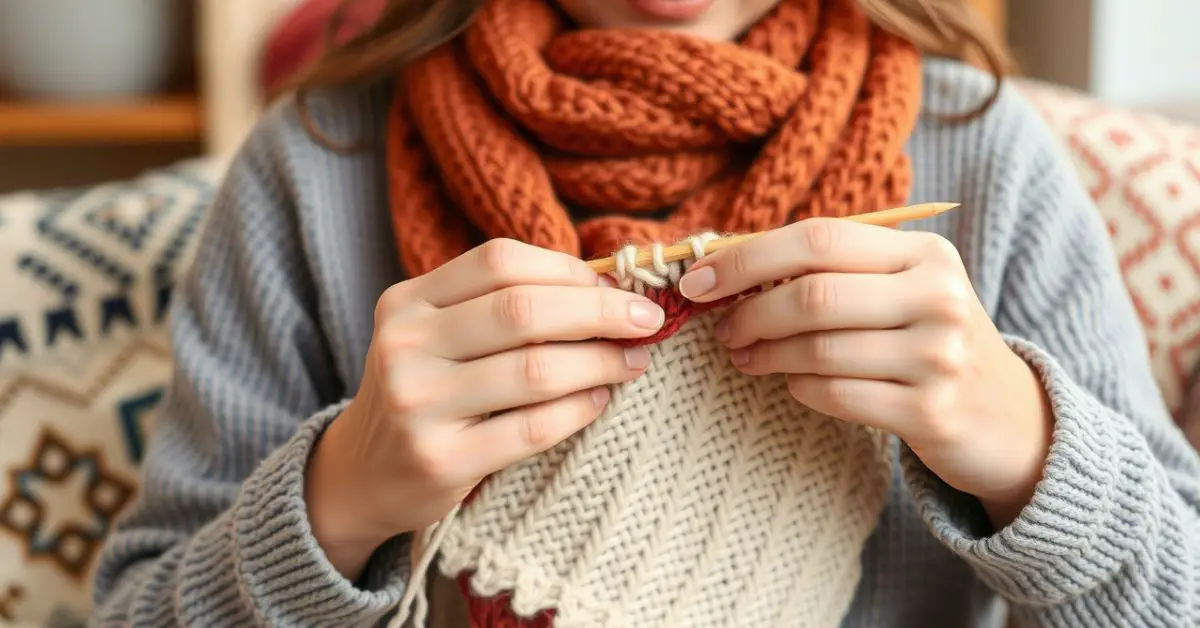 How long does it take to knit a scarf?