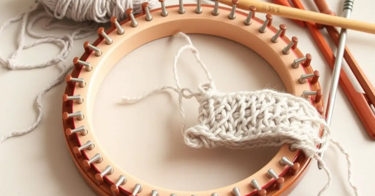 How to Use a Round Knitting Loom